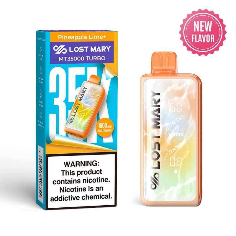 Lost Mary MT35000 Turbo Disposable Vape Device Pineapple Lime+