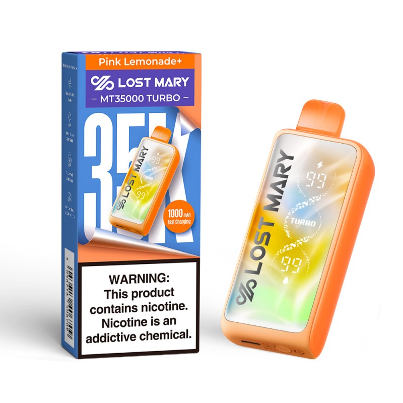Lost Mary MT35000 Turbo Disposable Vape Device Pink Lemonade+