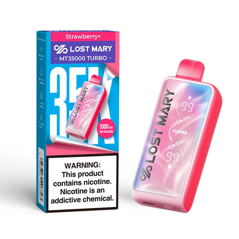 Lost Mary MT35000 Turbo Disposable Vape Device Strawberry+