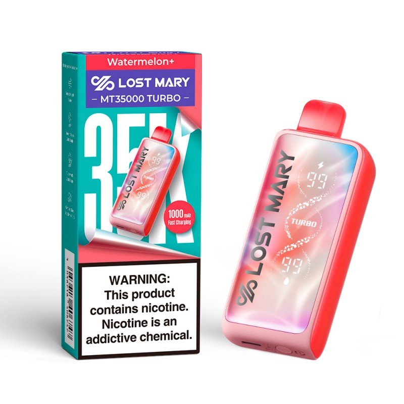 Lost Mary MT35000 Turbo Disposable Vape Device Watermelon+
