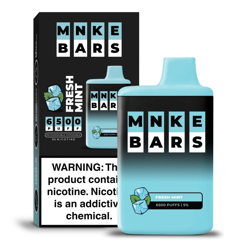 MNKE Bars 6500 Puffs Disposable Vape Device