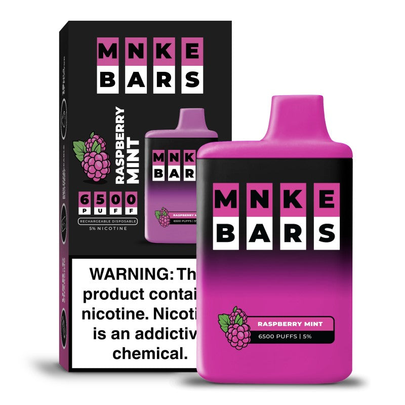 MNKE Bars 6500 Puffs Disposable Vape Device