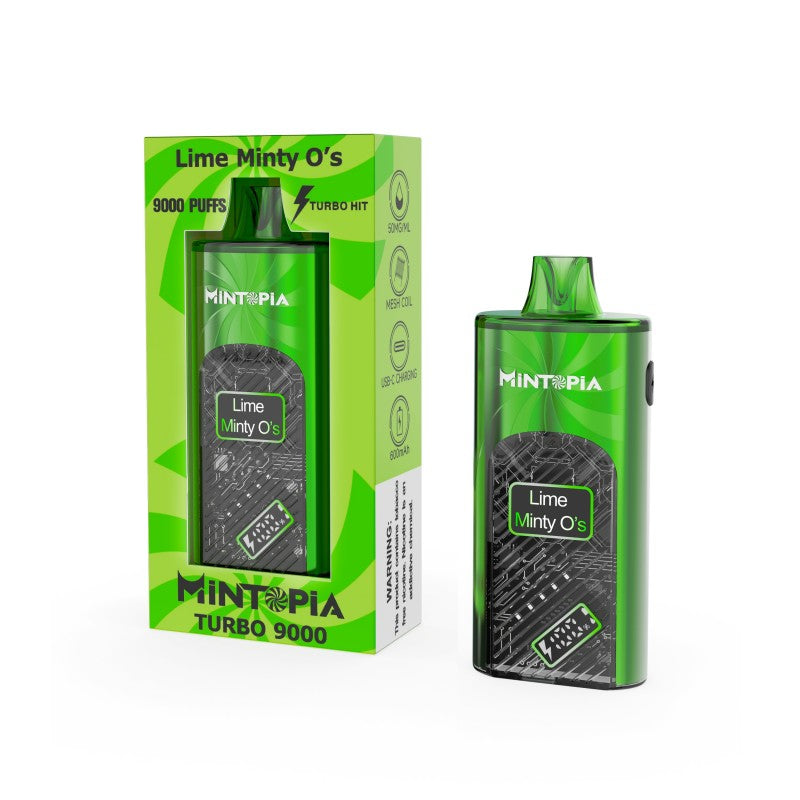 Mintopia Turbo 9000 Puff Disposable Vape Device