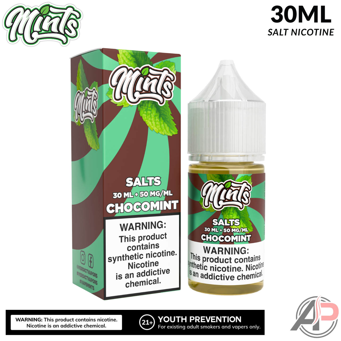 Mints Vape Co Chocomint Salt Nicotine 30mL