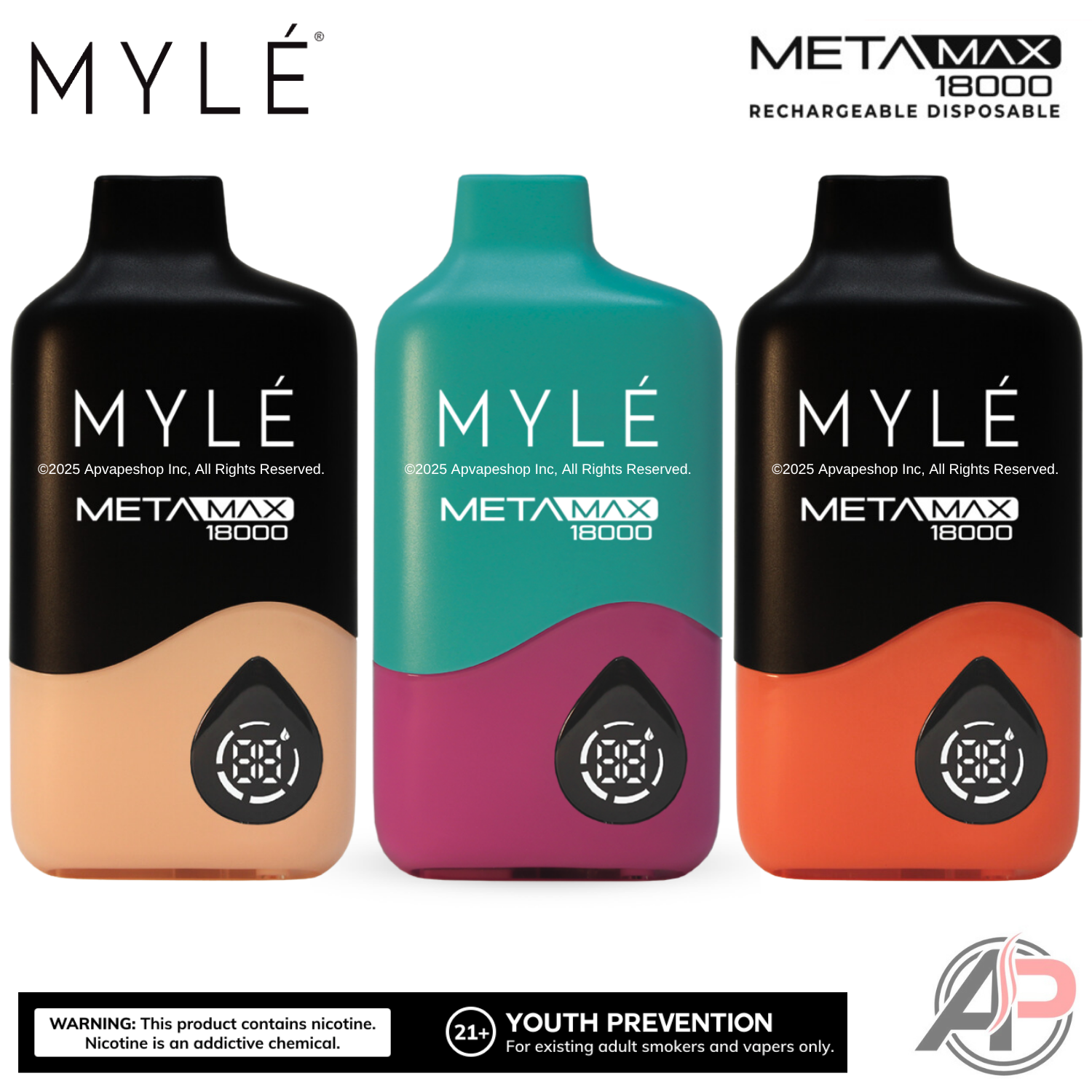 Myle Meta Max 18000 Puffs Disposable Vape Device Apvs Myle Meta Max 18000 Puffs Disposable Vape Device Apvs