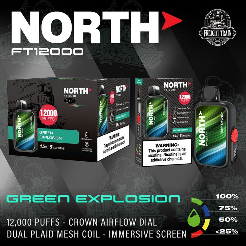 North FT12000 Puffs Disposable Vape Device
