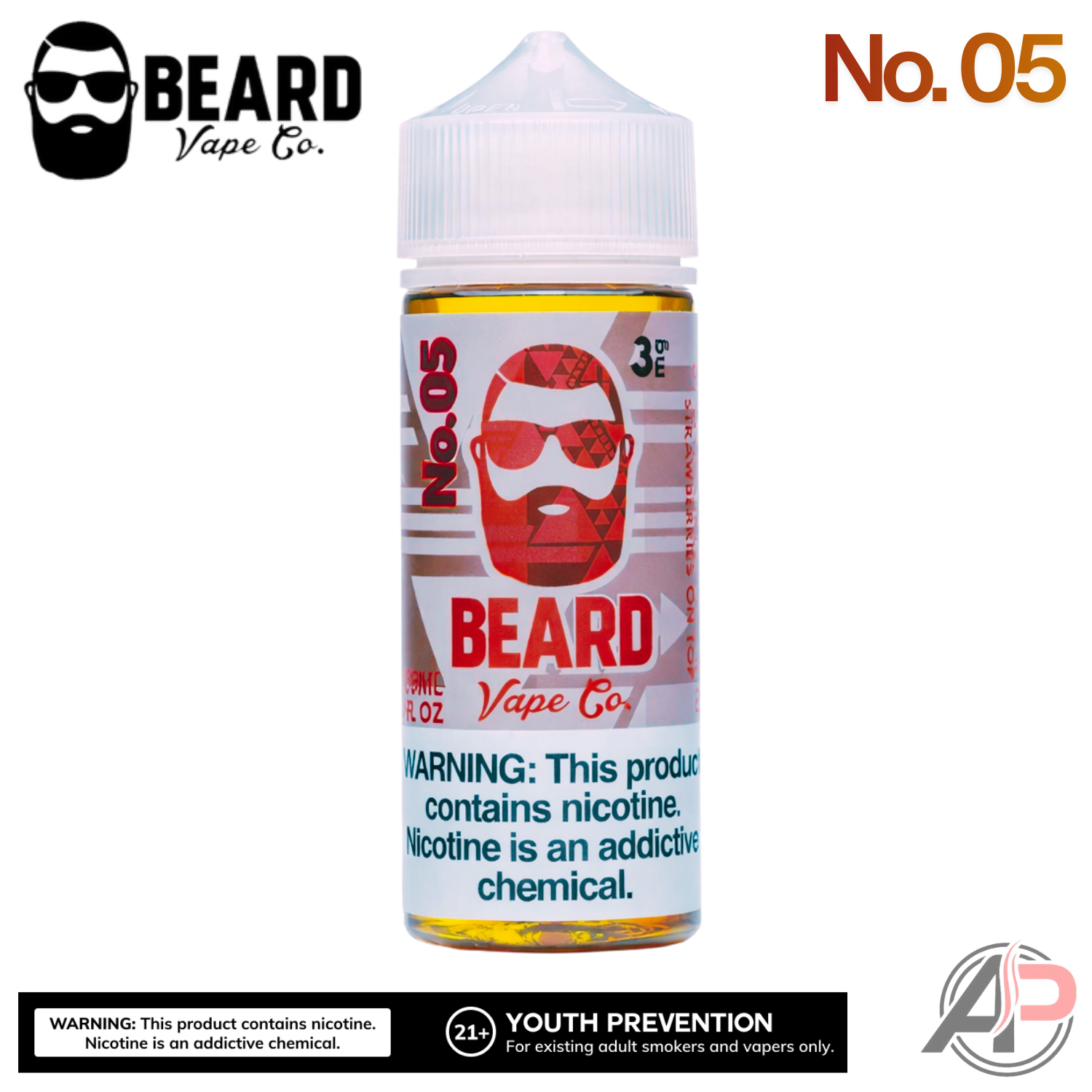 Beard Vape Co No. 05 E-Liquid 120mL Apvs Beard Vape Co No. 05 E-Liquid 120mL Apvs