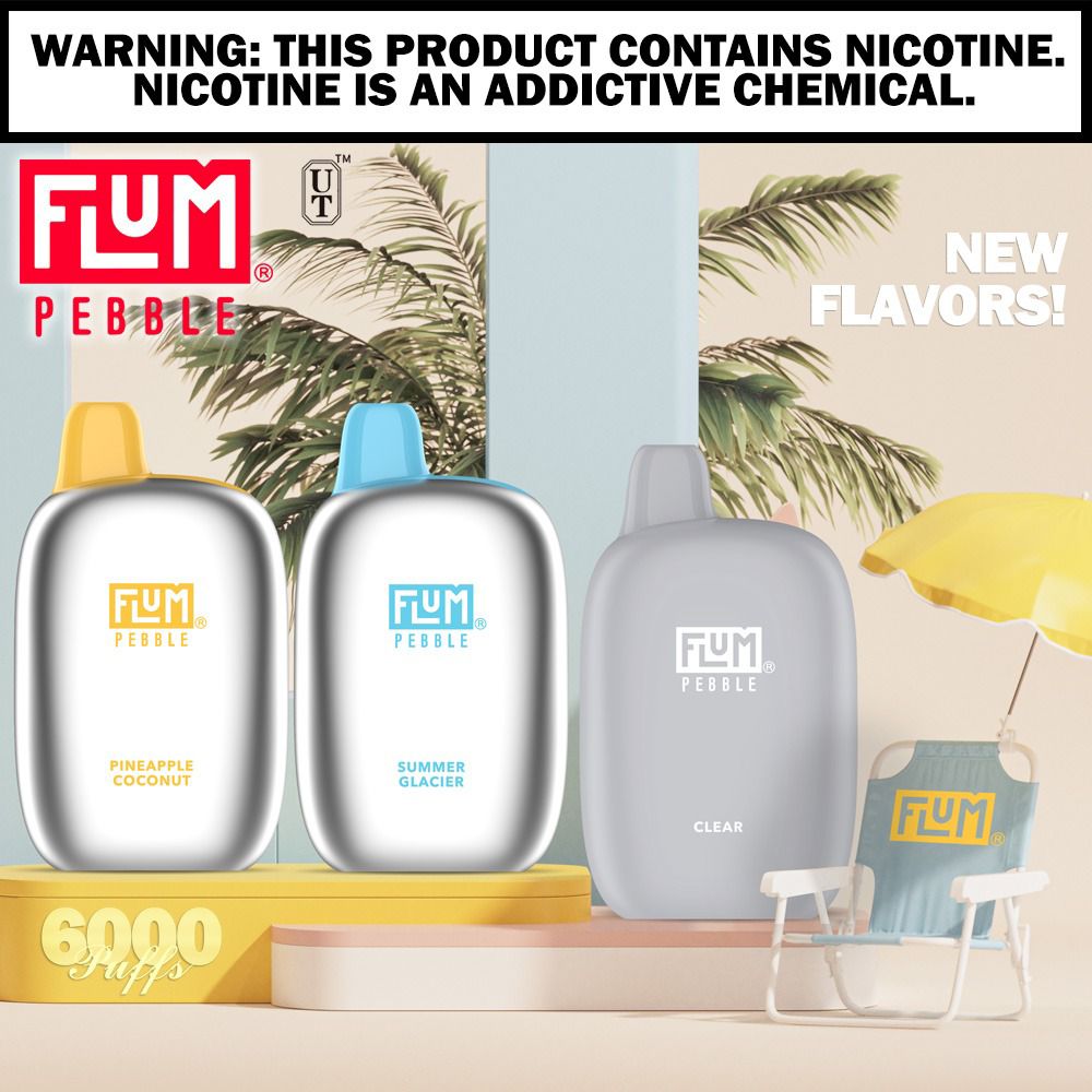 Flum Pebble Vape 6000 Puffs Disposable Device