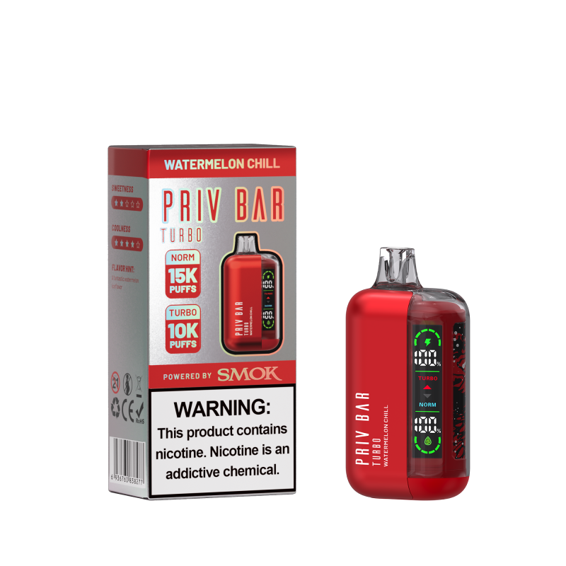 Smok Priv Bar Turbo 15000 Puffs Disposable Vape Device