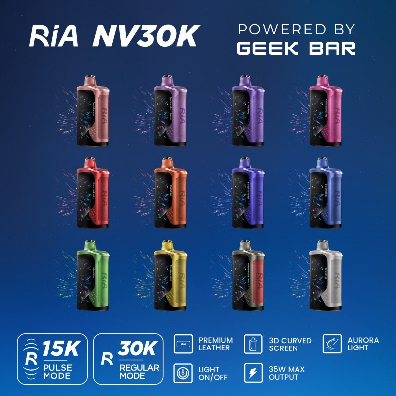 Ria NV30k Puffs Disposable Vape Device