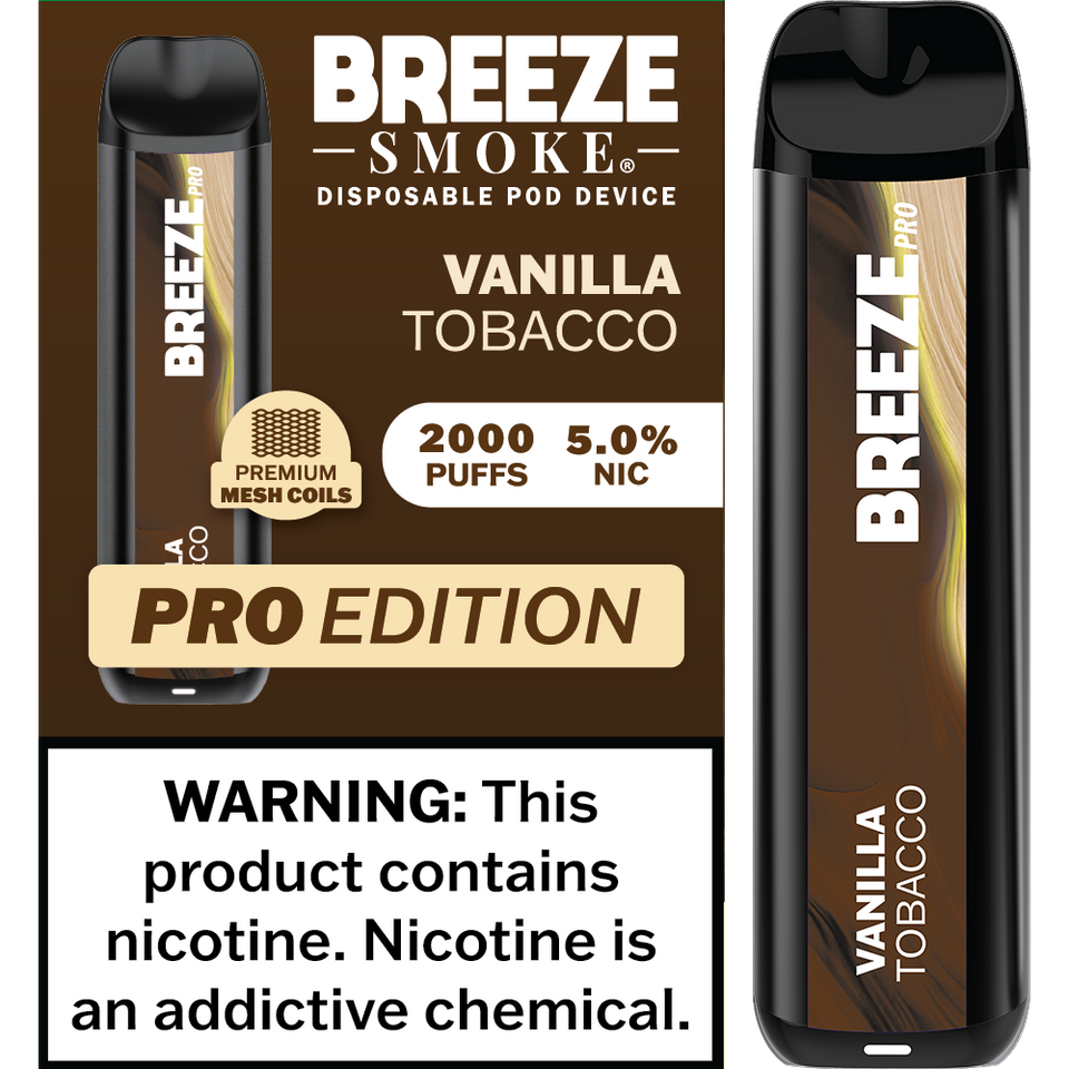 Breeze Smoke Pro Edition 2000 Puff Disposable Vape Device