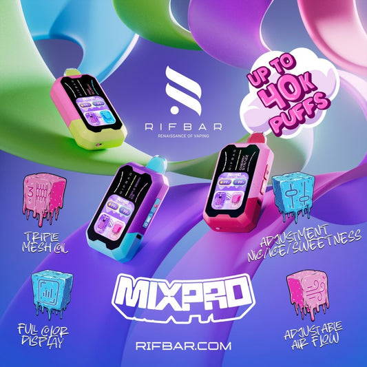 RifBar MixPro 40K Puffs Disposable Vape Device