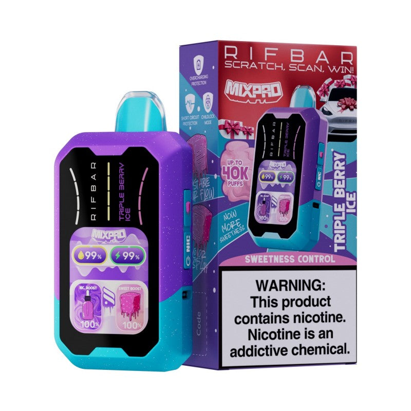 RifBar MixPro 40K Puffs Disposable Vape Device