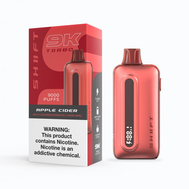 Shiift Tiirbo 9000 Puffs Disposable Vape Device