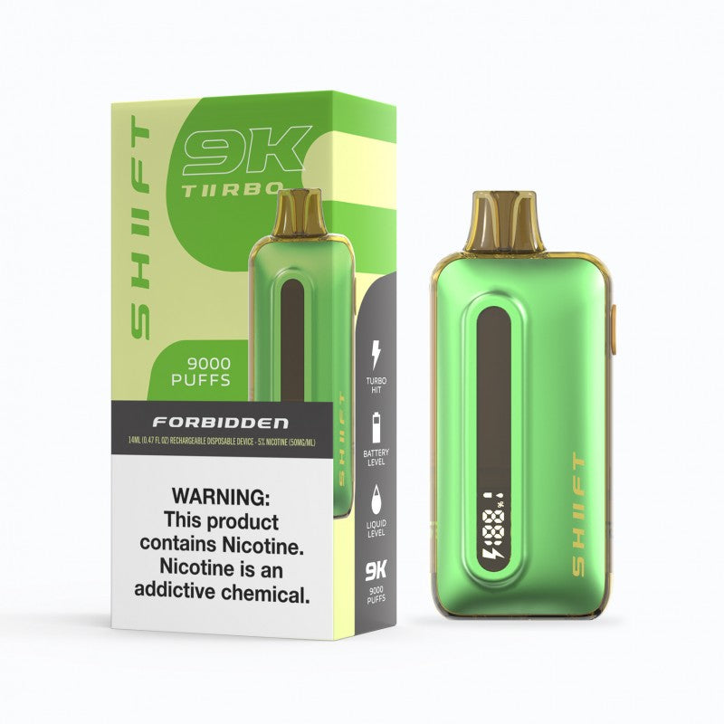 Shiift Tiirbo 9000 Puffs Disposable Vape Device