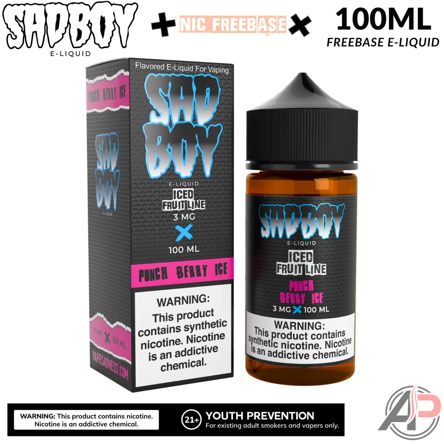 Sadboy Punch Berry Ice E-Liquid 100mL