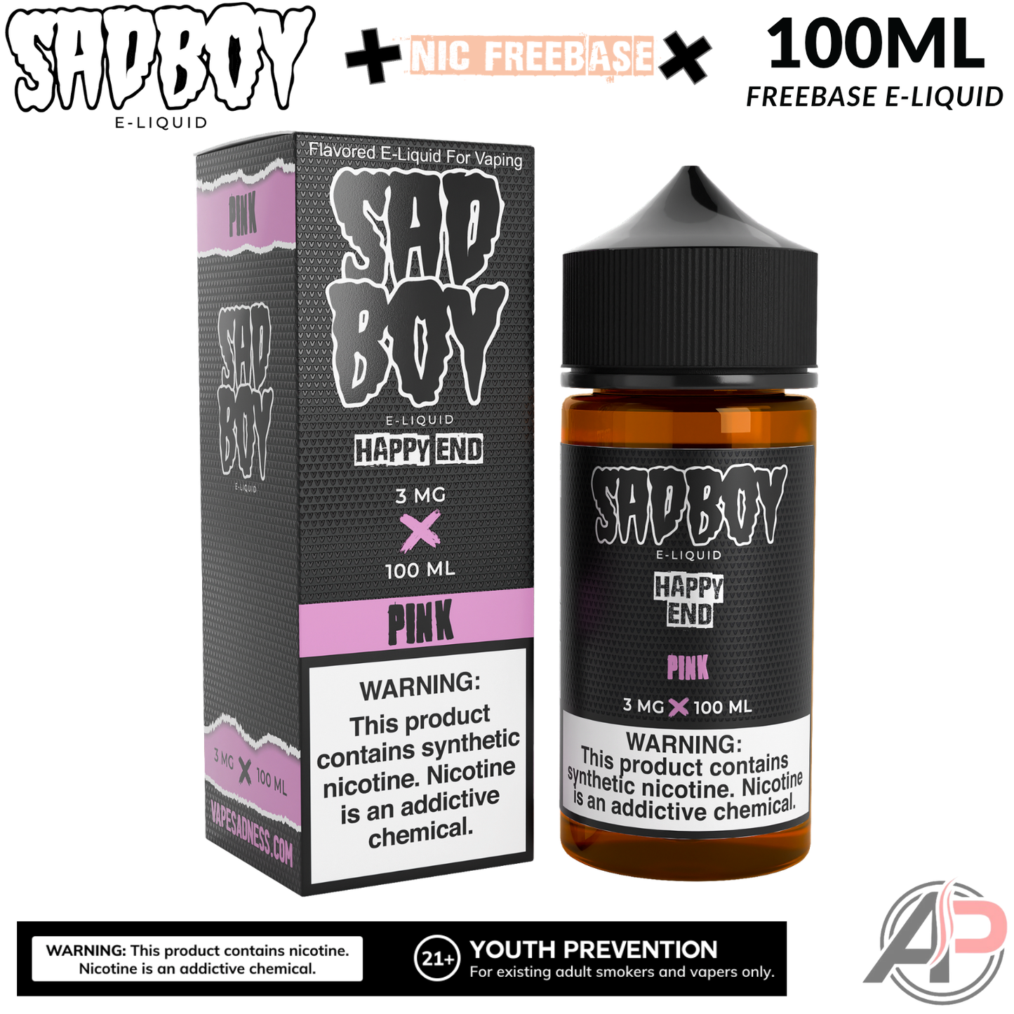 Sadboy Pink E-Liquid 100mL