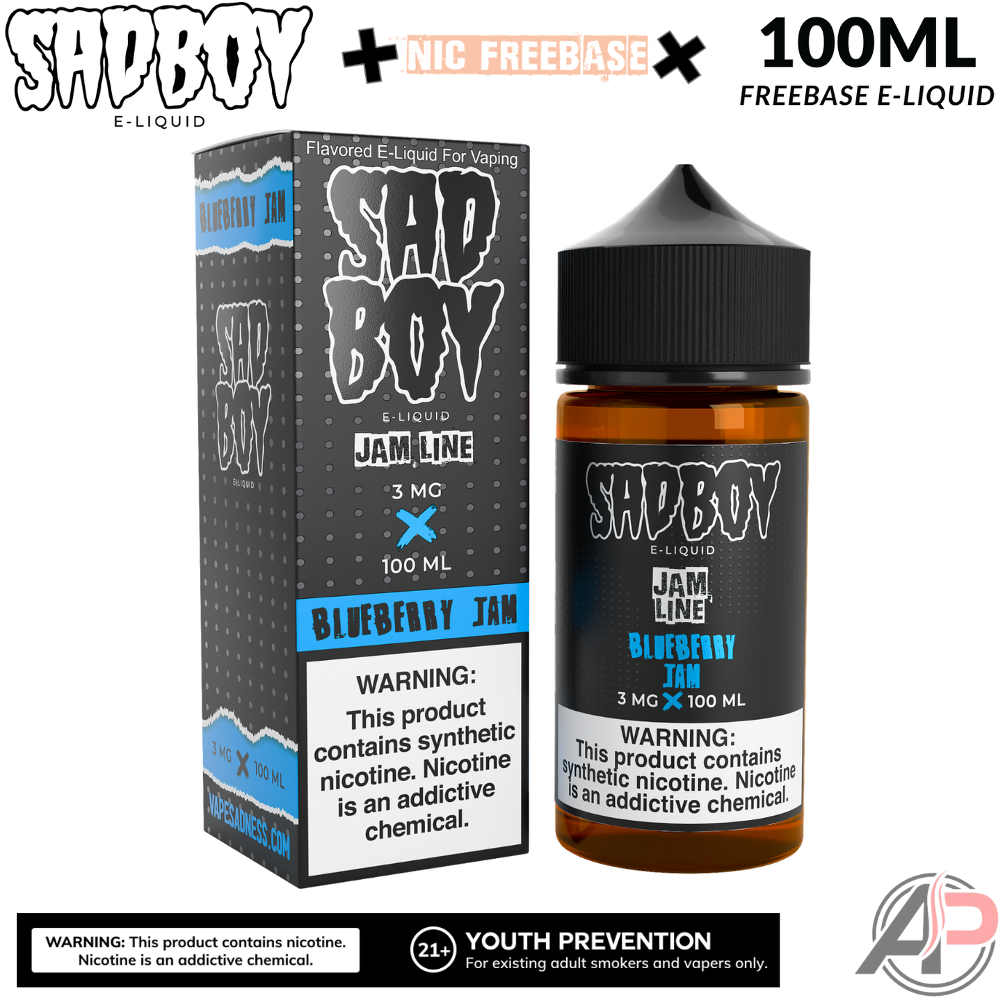 Sadboy Blueberry Jam E-Liquid 100mL
