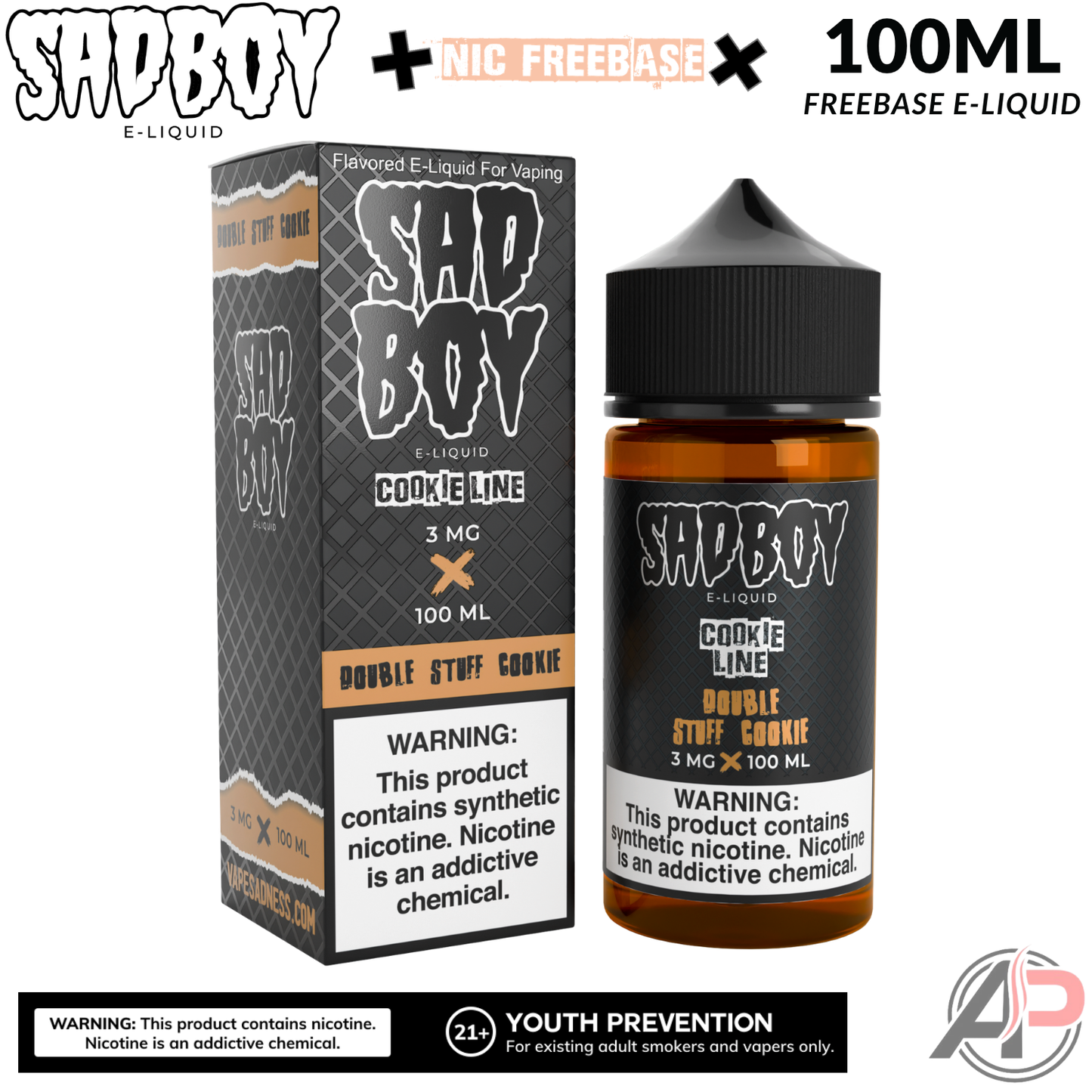 Sadboy Double Stuff Cookie E-Liquid 100mL