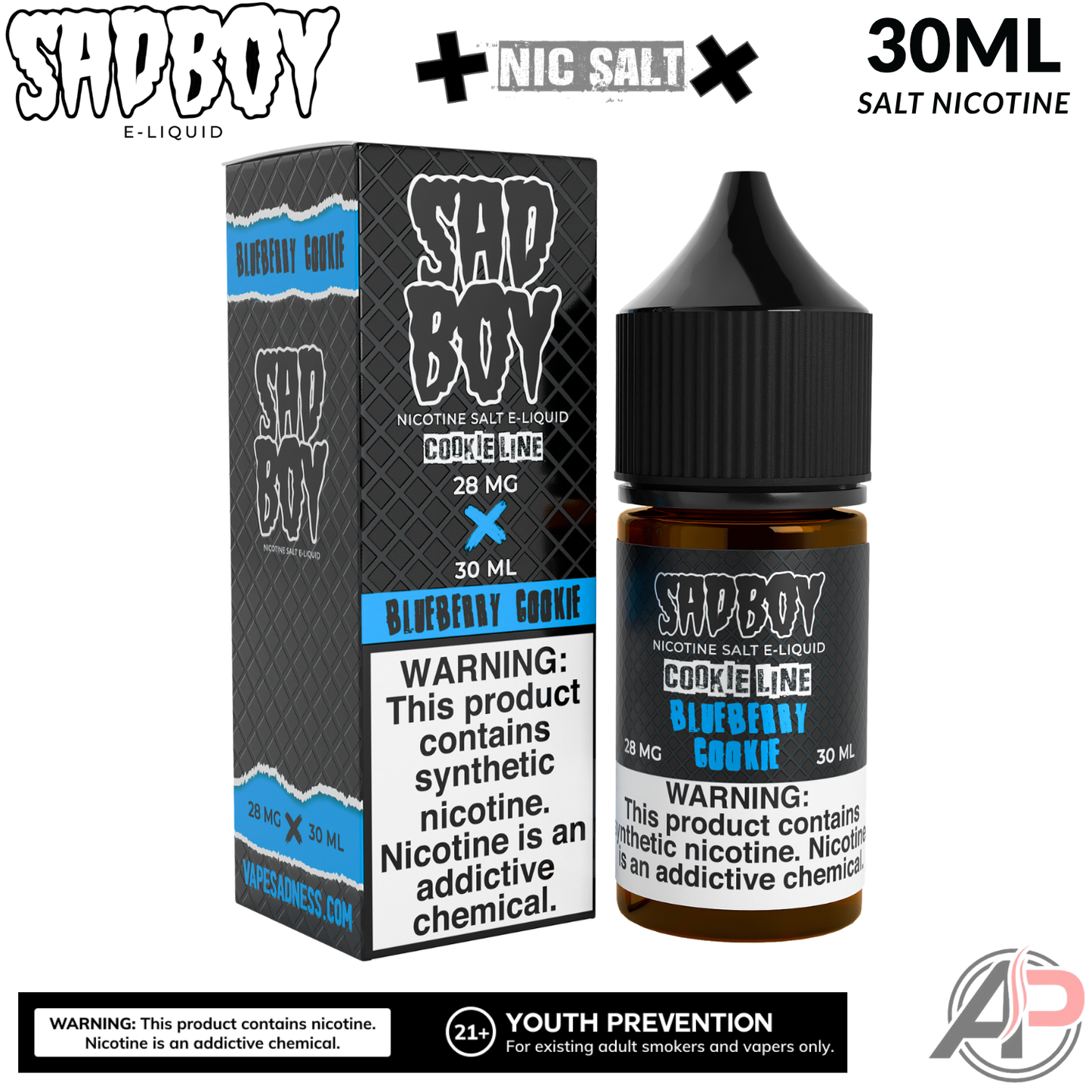 Sadboy Blueberry Cookie Salt Nicotine 30mL