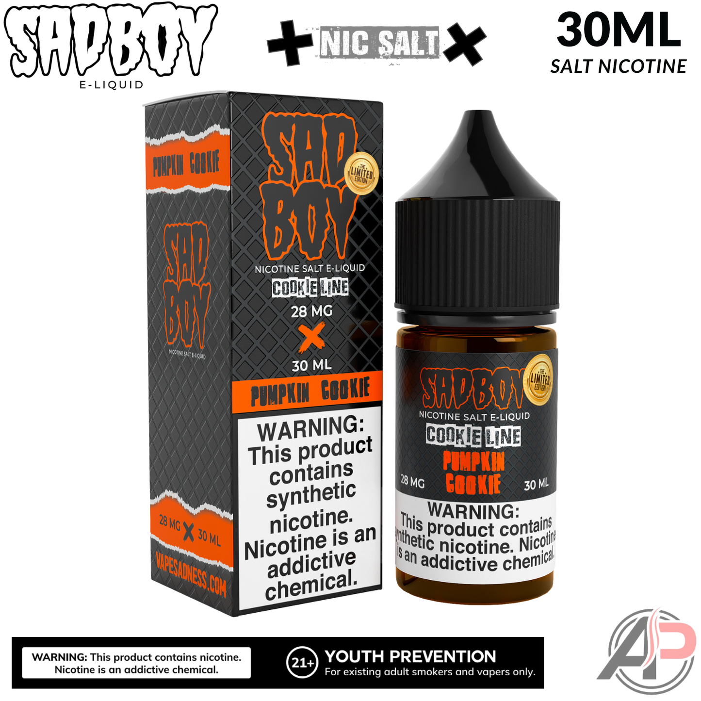 Sadboy Pumpkin Cookie Salt Nicotine 30mL