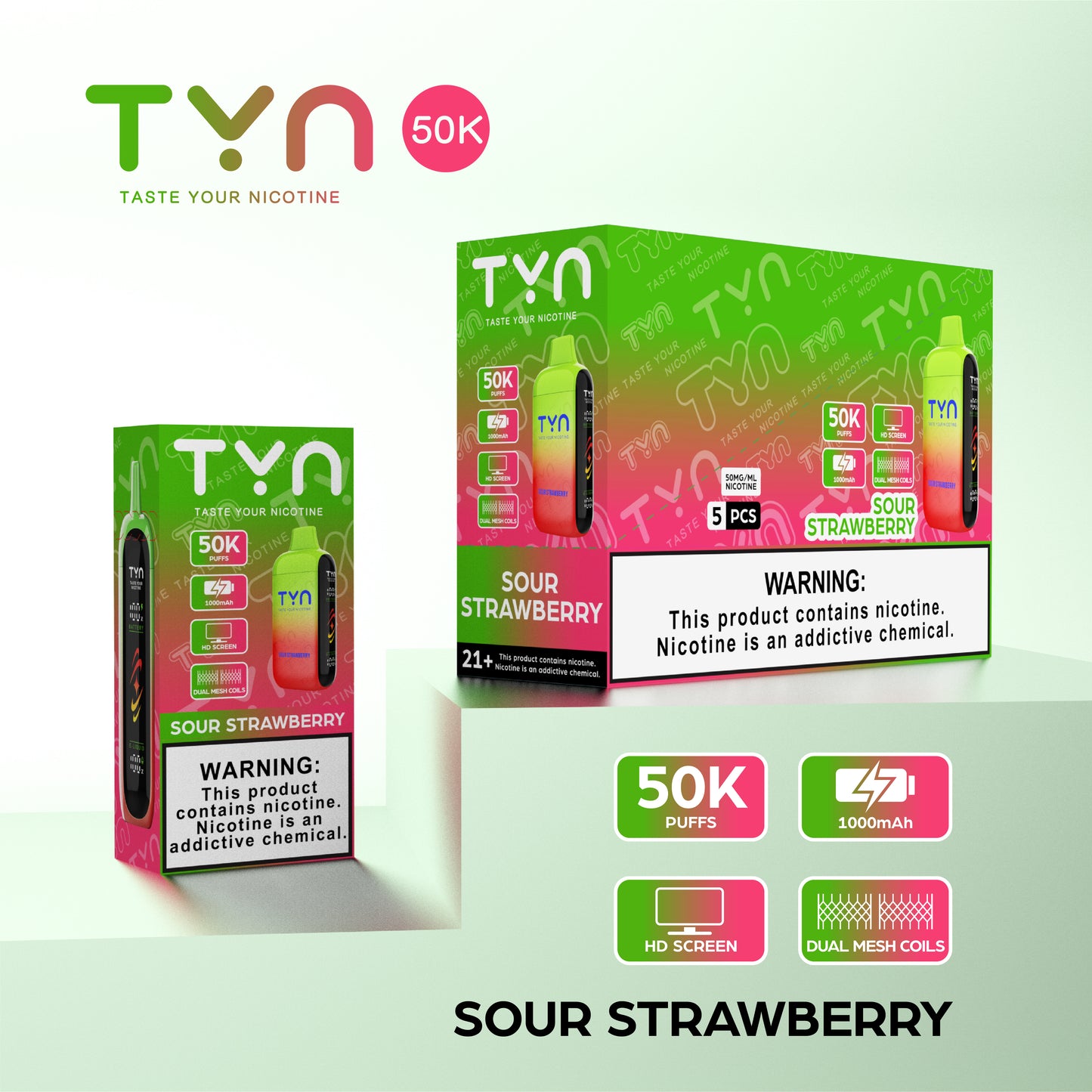 Tyn 50000 Puffs Disposable Vape Device