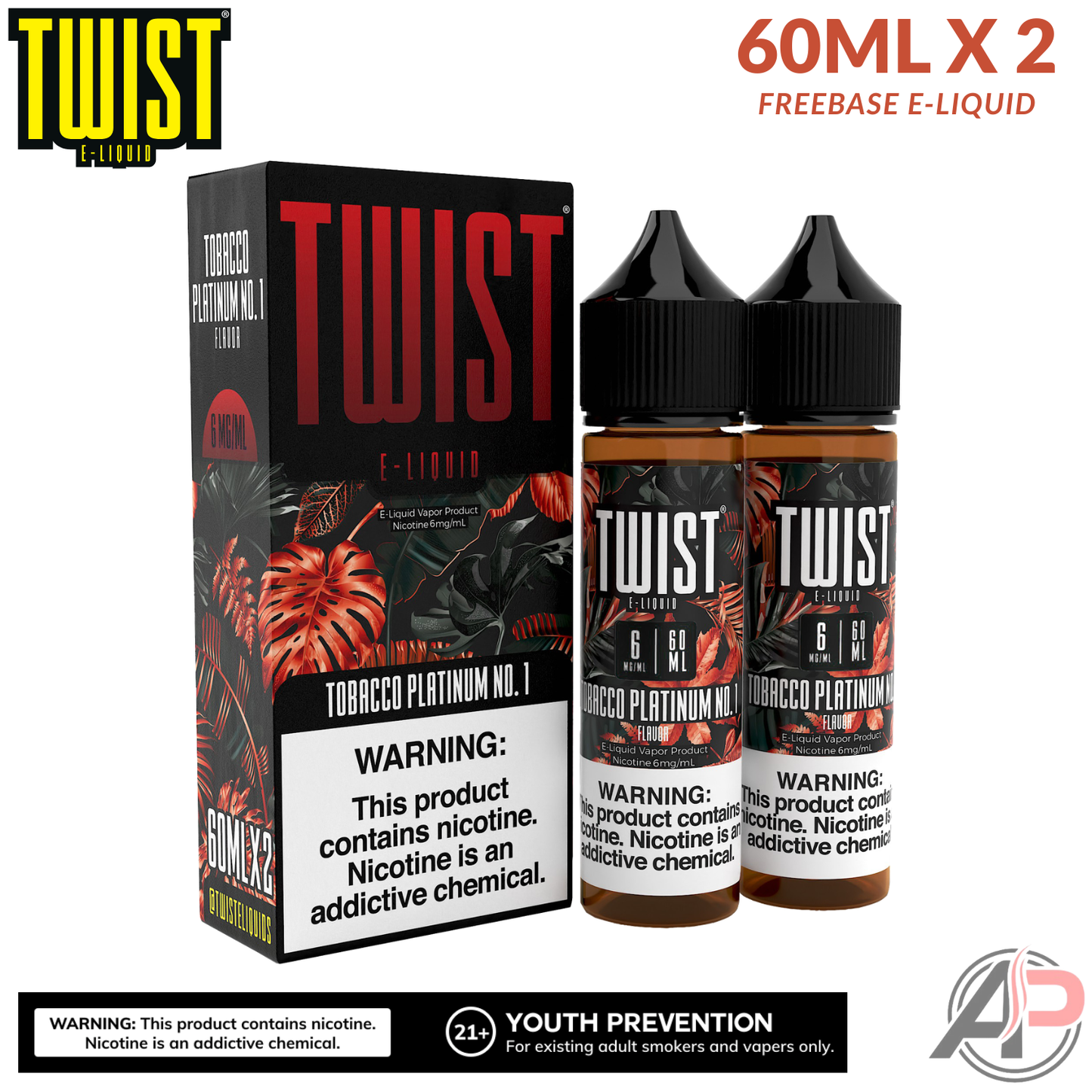 Twist Tobacco Platinum No. 1 E-Liquid 120mL