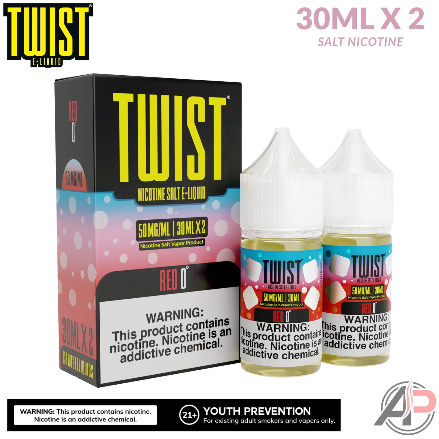Twist Red 0º Salt Nicotine 60mL