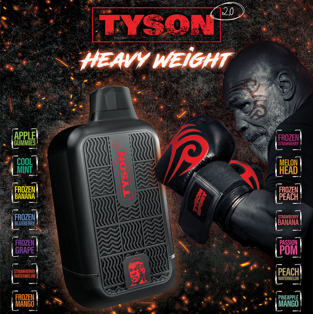Tyson 2.0 Heavy Weight 7000 Puffs Disposable Vape Device
