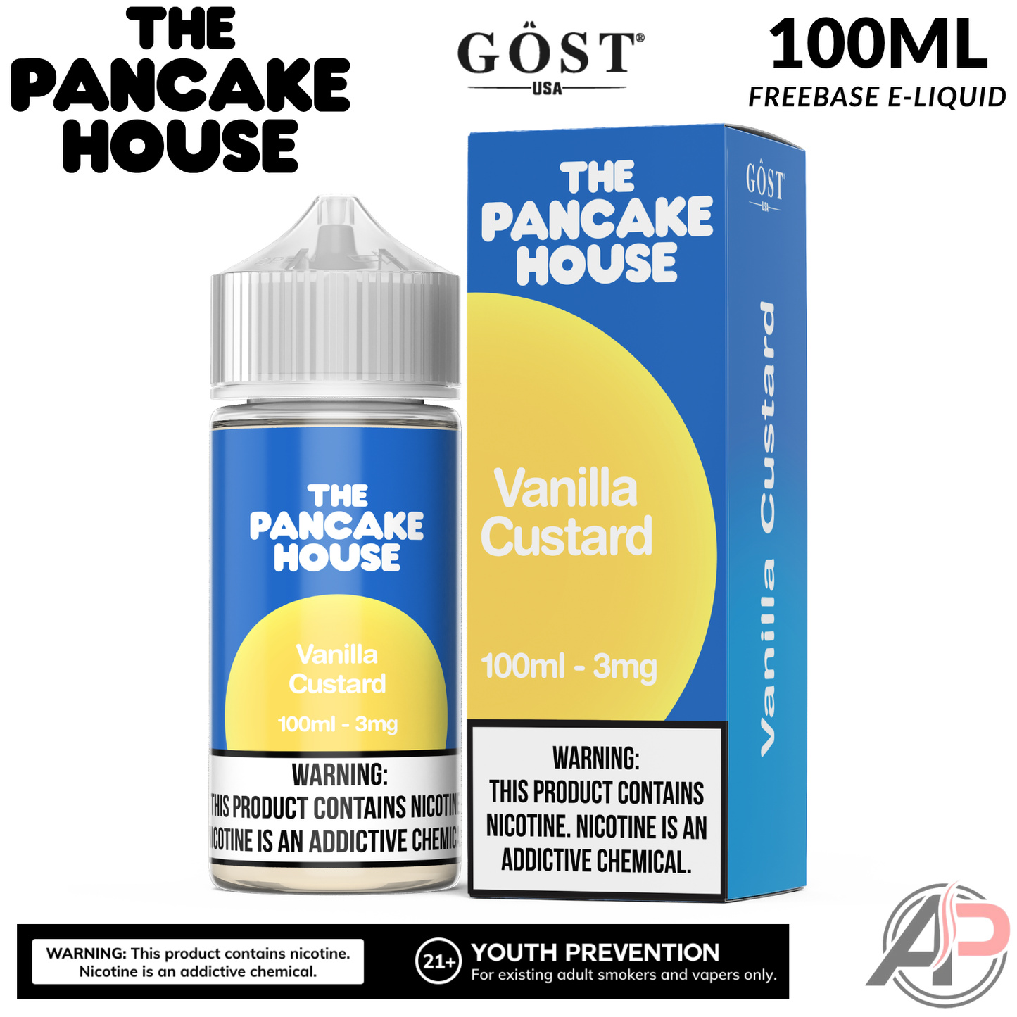 The Pancake House Vanilla Custard Gost Vapor E-Liquid 100mL