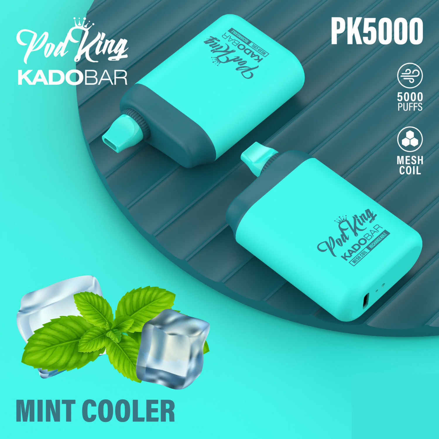 Pod King x Kado Bar PK5000 Puffs Disposable Vape Device