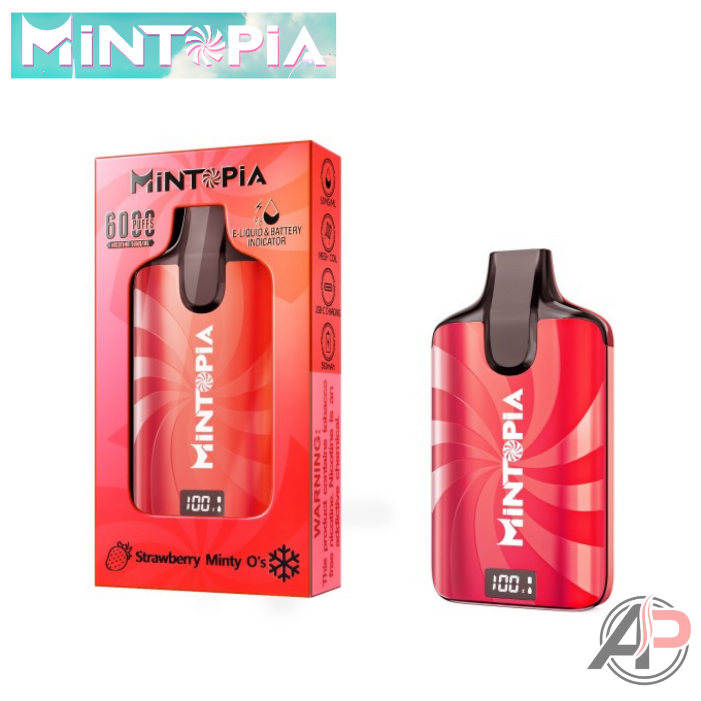 Mintopia Vape 6000 Puffs Disposable Device