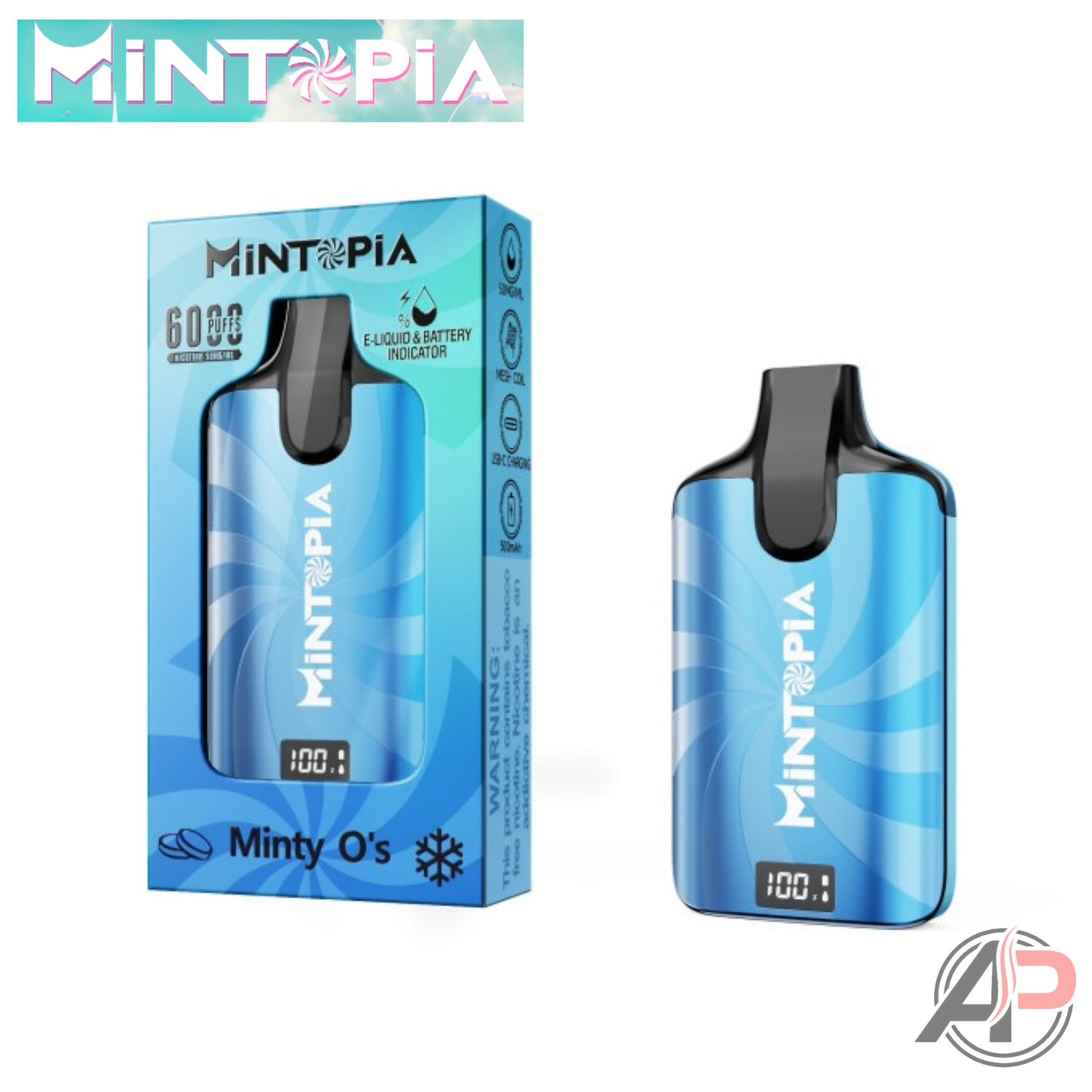 Mintopia Vape 6000 Puffs Disposable Device
