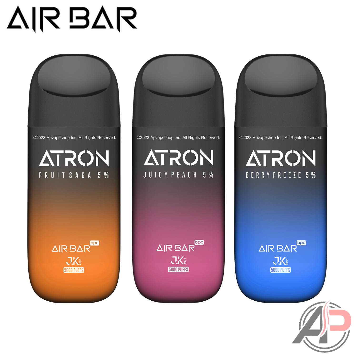 Air Bar Atron 5000 Puffs Disposable Vape All Flavors Apvs Air Bar Atron 5000 Puffs Disposable Vape All Flavors Apvs