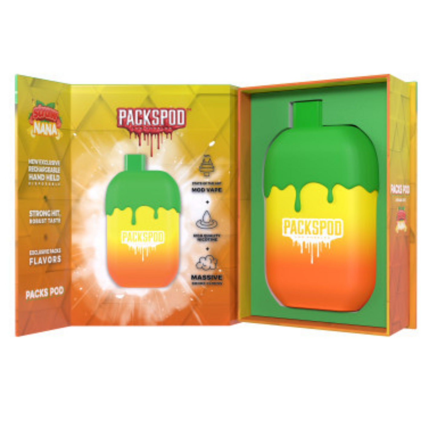 Packwoods Packspod Vape 5000 Puffs Disposable Device