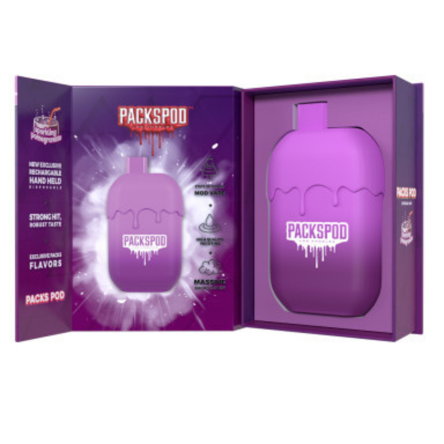 Packwoods Packspod Vape 5000 Puffs Disposable Device