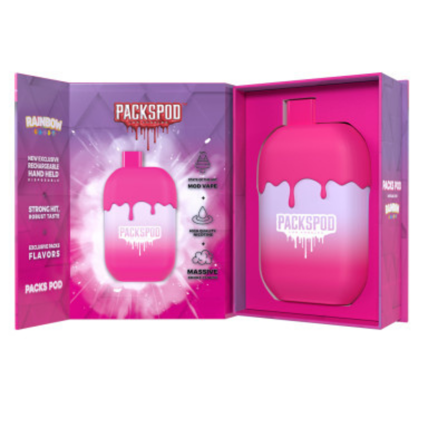Packwoods Packspod Vape 5000 Puffs Disposable Device