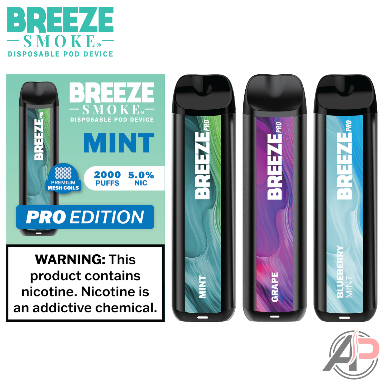 Breeze Smoke Pro Edition 2000 Puffs Disposable Vape Apvs Breeze Smoke Pro Edition 2000 Puffs Disposable Vape Apvs