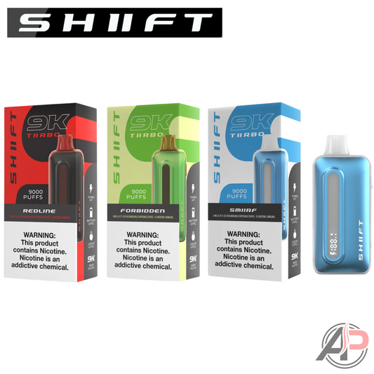 Shiift Tiirbo 9000 Puffs Disposable Vape Device