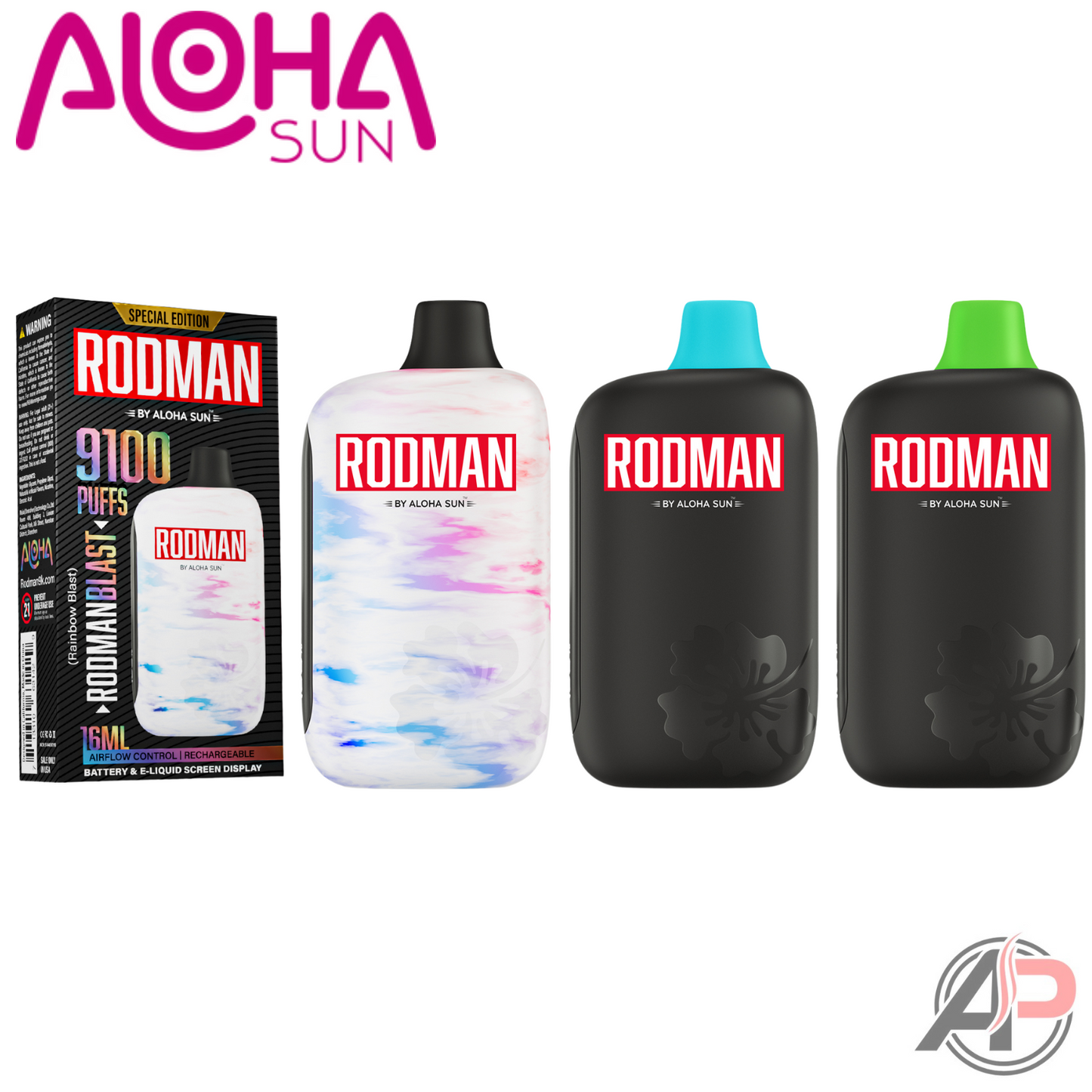 Aloha Sun Rodman 9100 Puffs Disposable Vape Device