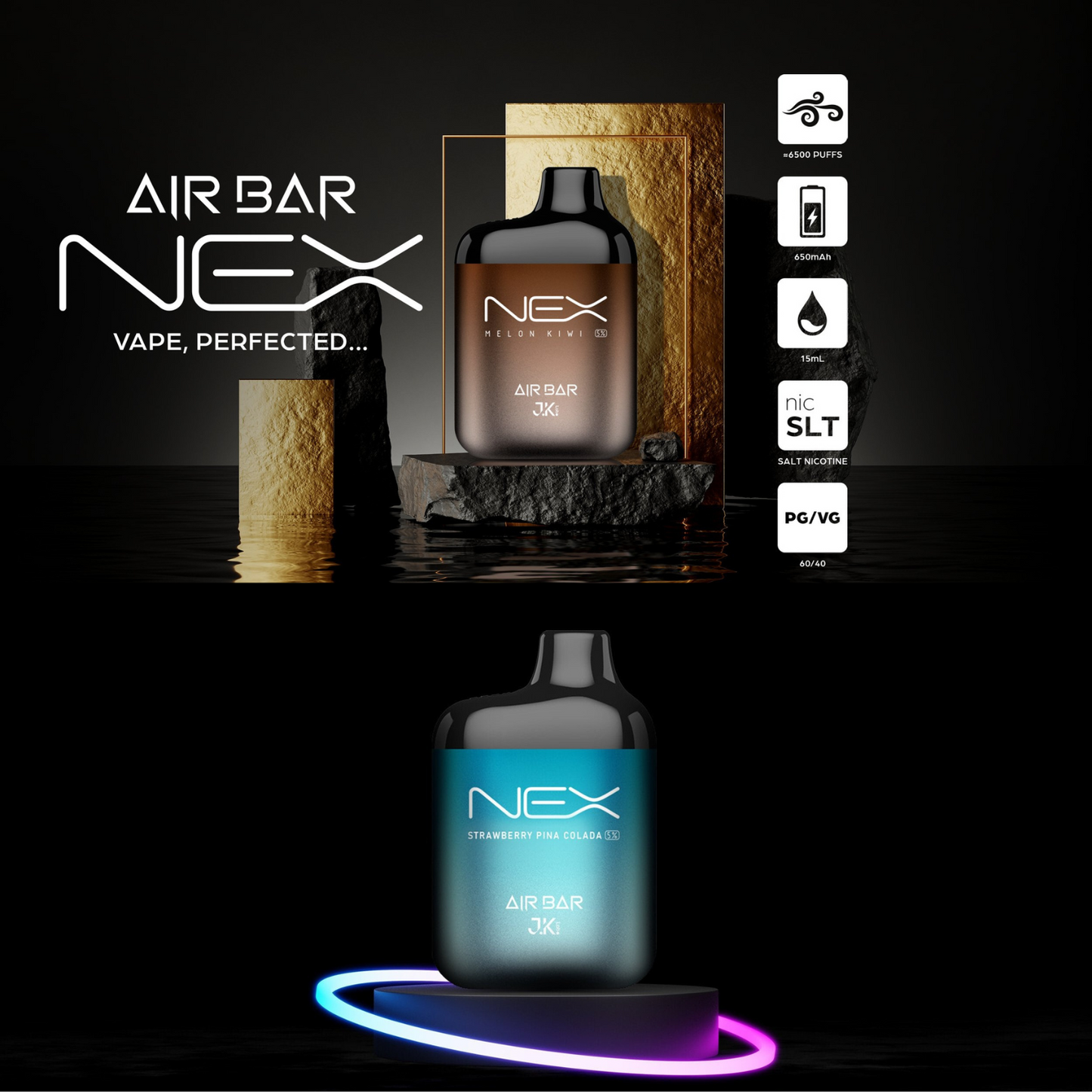Air Bar Nex 6500 Puffs Disposable Vape Device