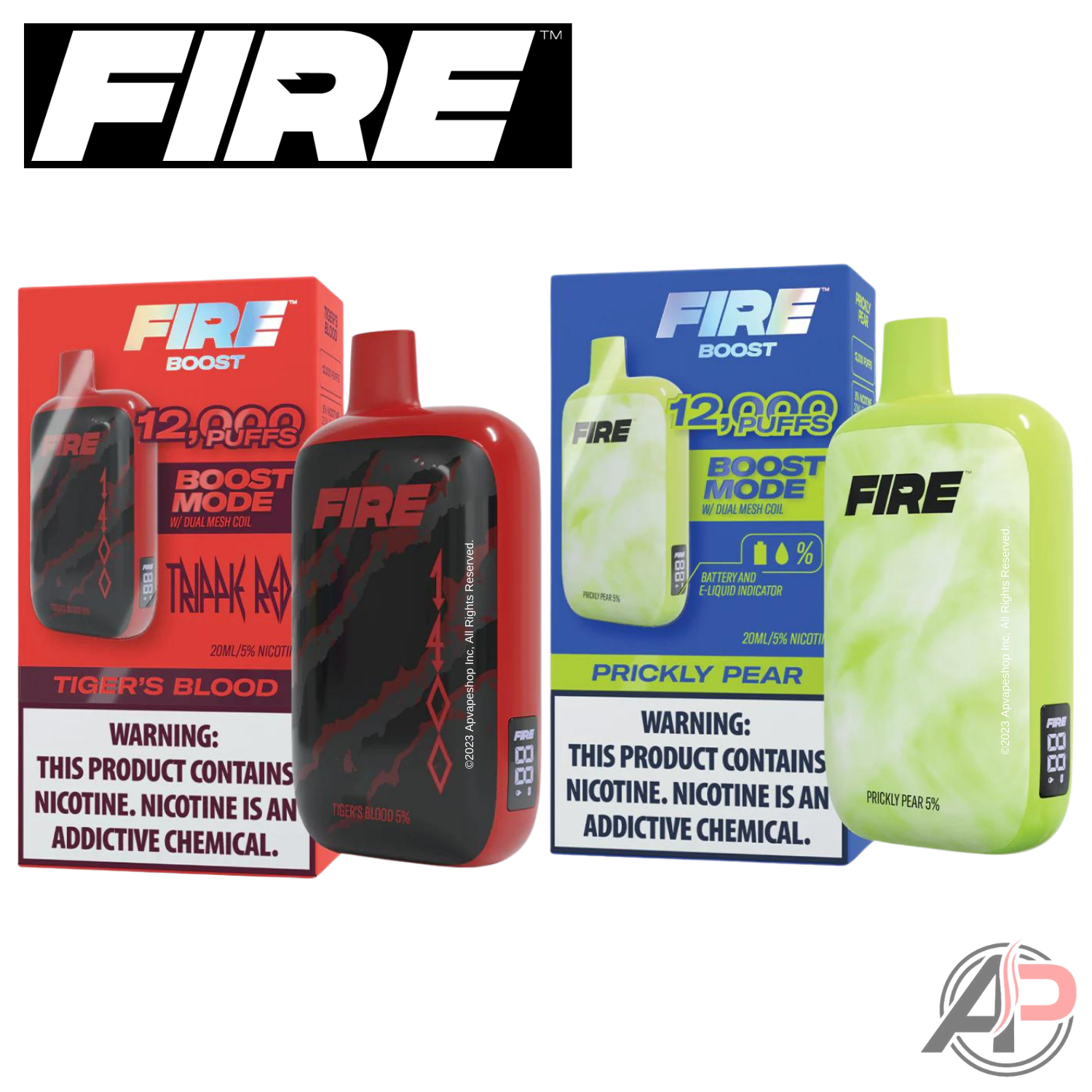 Fire Boost 12000 Puff Disposable Vape Device