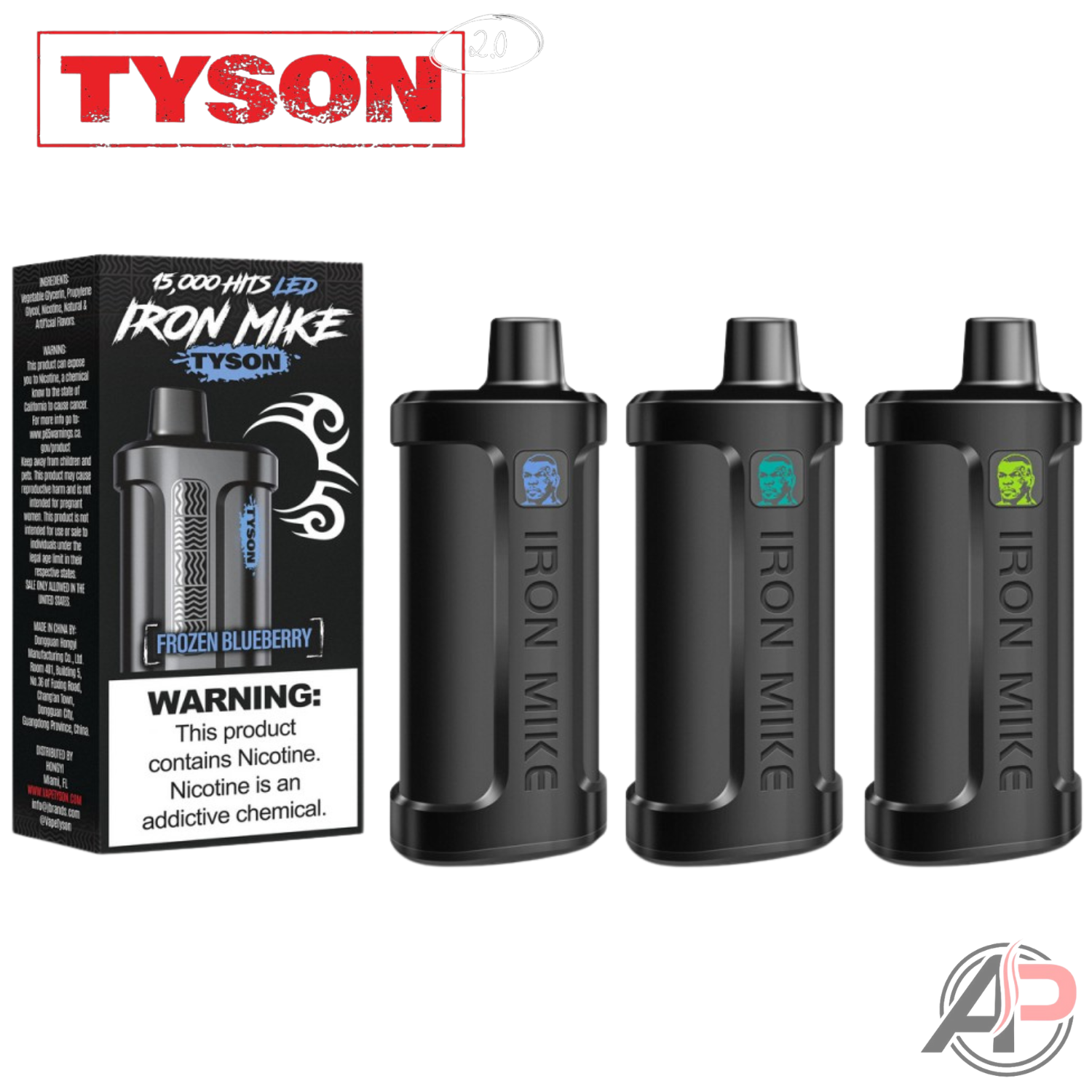 Tyson 2.0 Vape Iron Mike 15000 Puffs Top Flavors Apvs Tyson 2.0 Vape Iron Mike 15000 Puffs Top Flavors Apvs