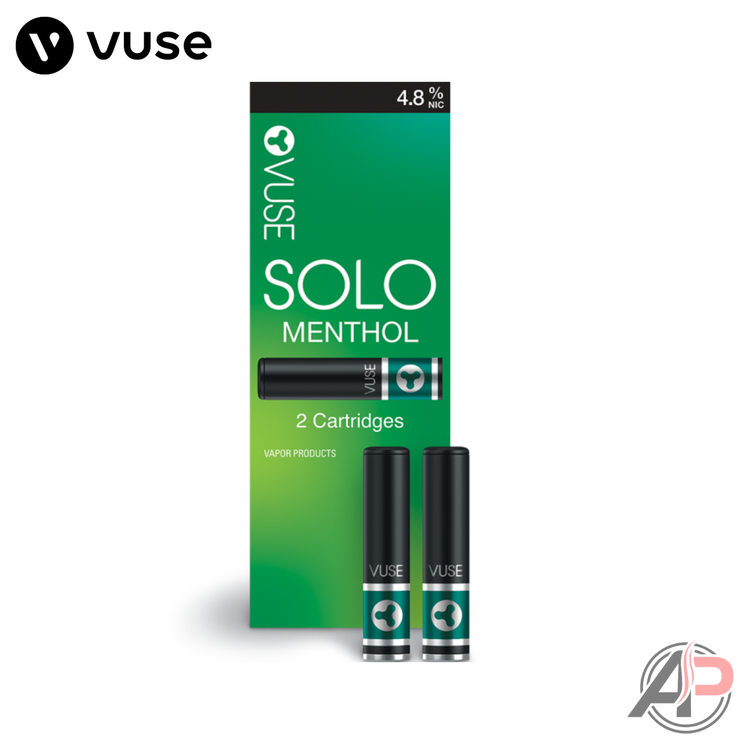 Vuse Solo Original Cartridge 2 Pack Menthol 4.8% 48mg Nicotine