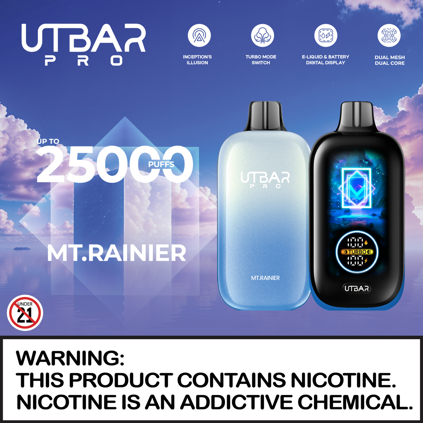 Flum UT Bar Pro 25000 Puffs Disposable Vape Device