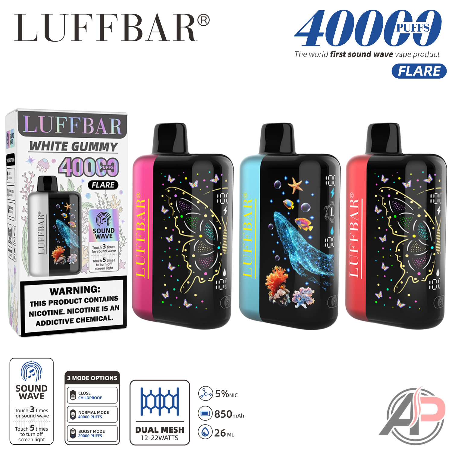 Luffbar Flare 40000 Puffs Disposable Vape Device Apvs Luffbar Flare 40000 Puffs Disposable Vape Device Apvs