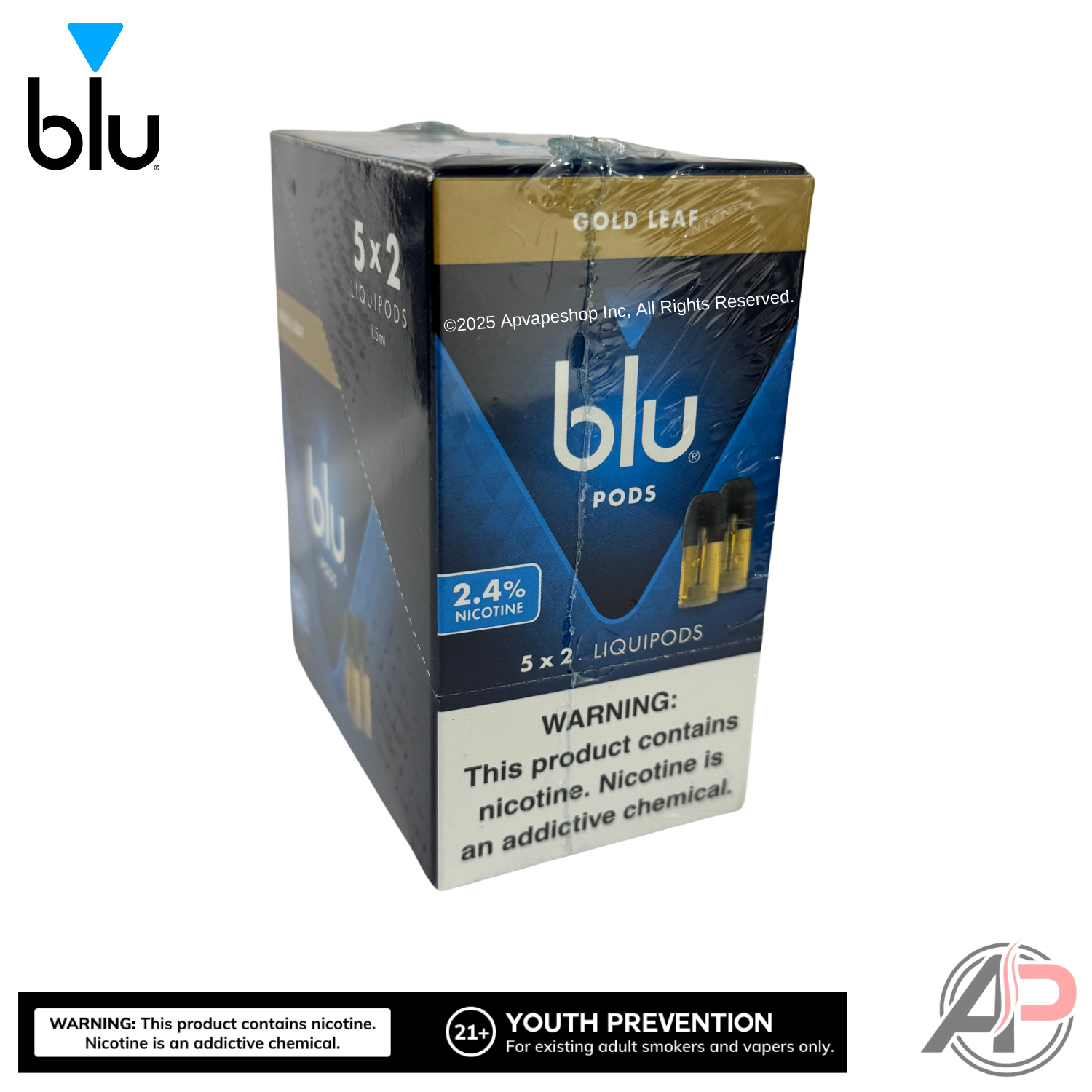 Blu Pods Gold Leaf 2 Pack Apvs Blu Pods Gold Leaf 2 Pack Apvs