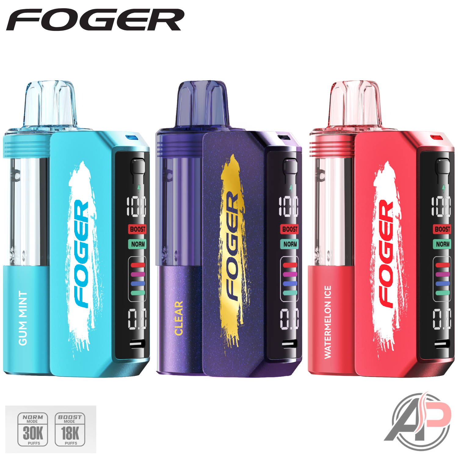 Foger Vape Icy Mint Foger Switch Pro 30K Kit Icy Mint The Foger Switch Pro collection features a brilliant design, a reusable battery power bank that houses all the advanced electronics and Foger Vape Icy Mint Foger Switch Pro 30K Kit Icy Mint The Foger Switch Pro collection features a brilliant design, a reusable battery power bank that houses all the advanced electronics and