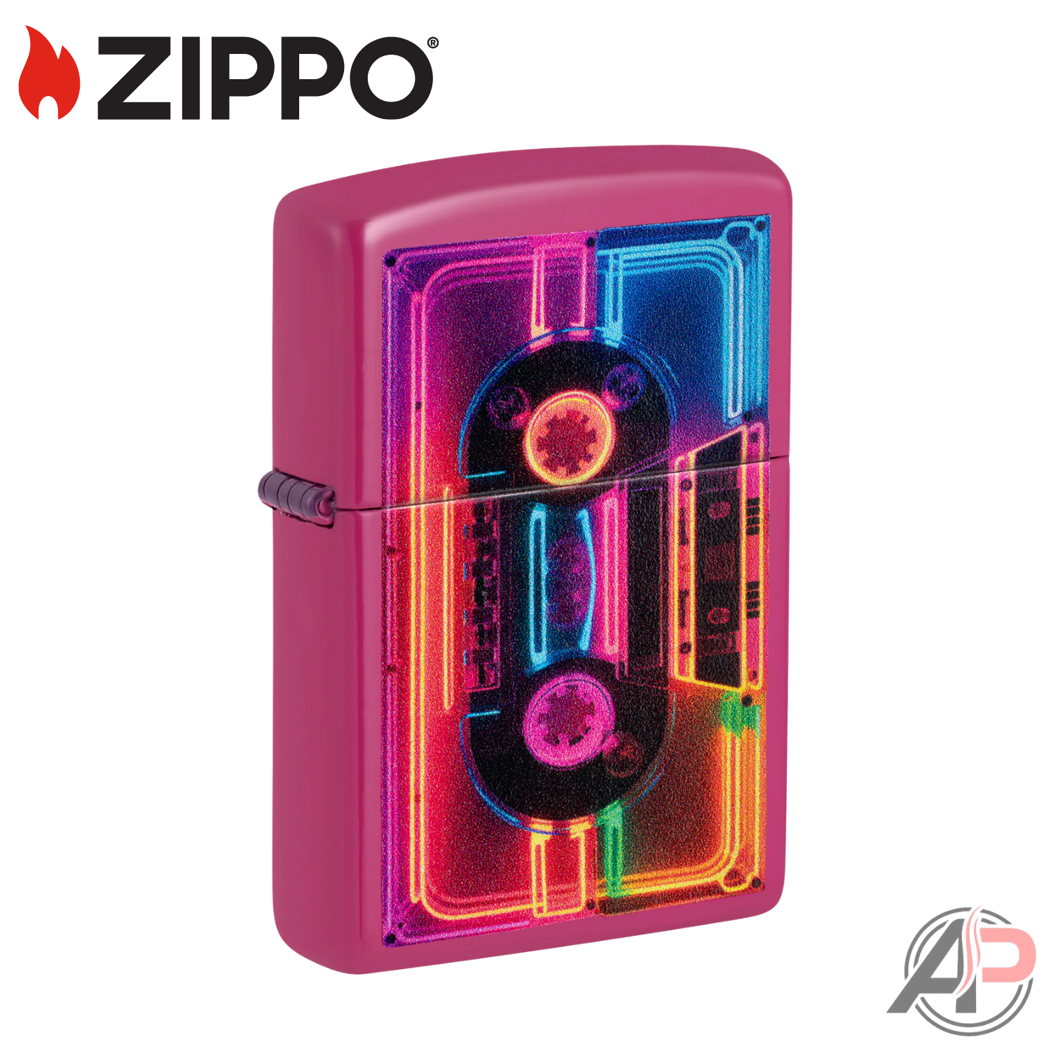 Zippo Windproof Lighters Neon Cassette Design #46693