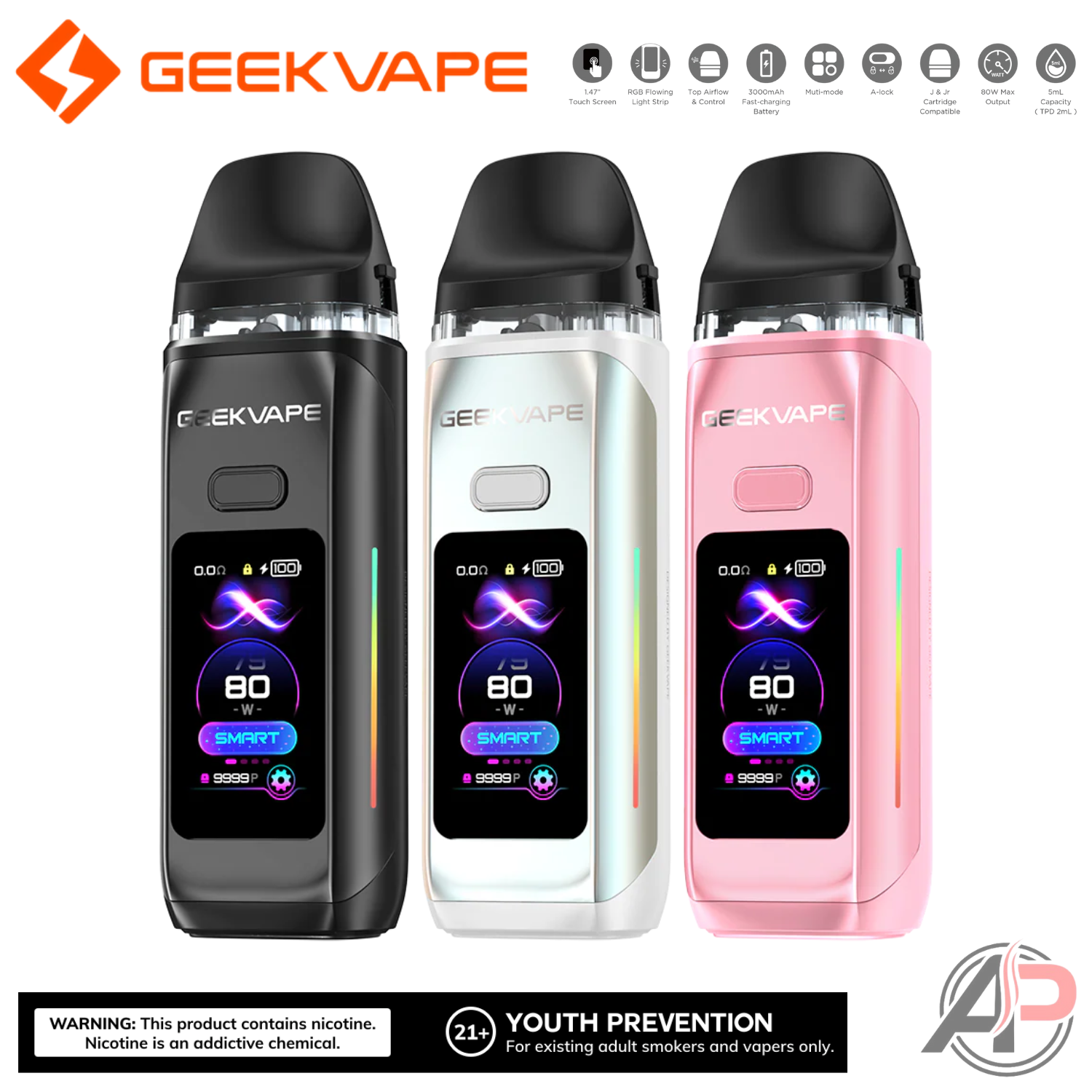 Geek Vape Digi Max 80w Pod System Starter Kit Device Apvs Geek Vape Digi Max 80w Pod System Starter Kit Device Apvs